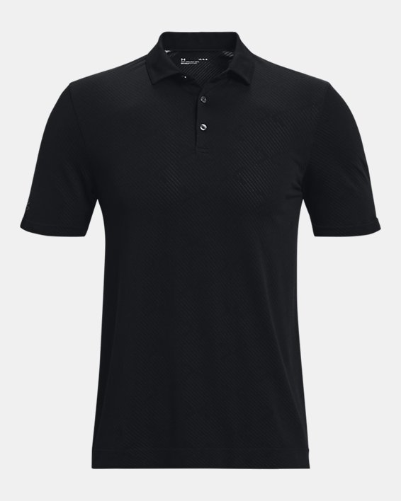 Men's Curry Seamless Polo, Black, pdpMainDesktop image number 4